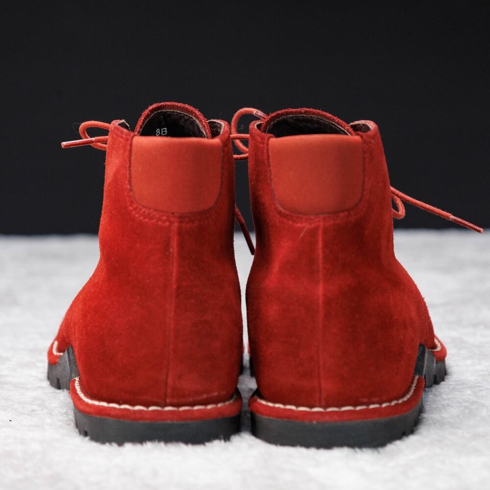 Cole Haan Country Voyager Red Suede Chukka Waterproof Boots Womens Size 8 - Picture 5 of 16